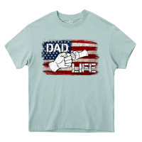 Arona Dad Life with American Flag Heavy Core Tee - Jasminsmagicworld