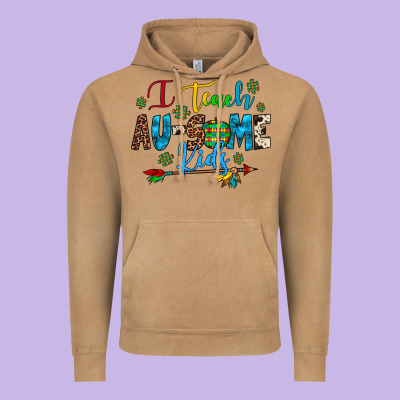I Teach Au Some Kids Vintage Hoodie Designed By Artiststas