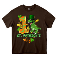 Chocolate Brown my first st. patricks day Heavy Core Tee - FaDigitalArtStudio
