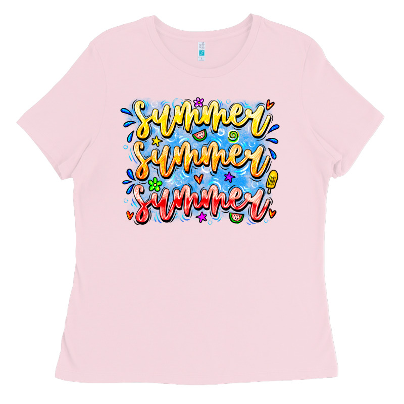 Summer Summer Summer Ladies Tee by CowhideDigitalArt | Teevron