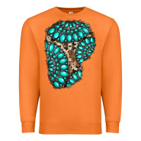Carrot gemstone cowhide patches Premium Sweatshirt - RanaPortraitStore