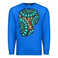 True Royal gemstone cowhide patches Premium Sweatshirt - RanaPortraitStore