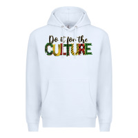 White do it for the culture juneteenth Premium Hoodie - BarkalooDesign