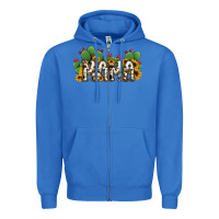 True Royal Cactus Cowhide Sunflower Mama and Mini Set Zipper Hoodie - Jasminsmagicworld