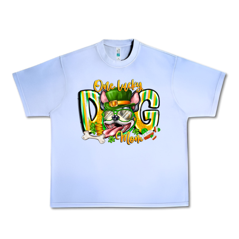 St Patricks Day Dog Mom Urban Heavy Tee by CowhideDigitalArt | Teevron