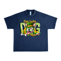 Navy st patricks day dog mom Urban Heavy Tee - CowhideDigitalArt