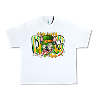 White st patricks day dog mom Urban Heavy Tee - CowhideDigitalArt