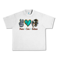 Lunar Rock Peace Love Indians Urban Heavy Tee - Jasminsmagicworld