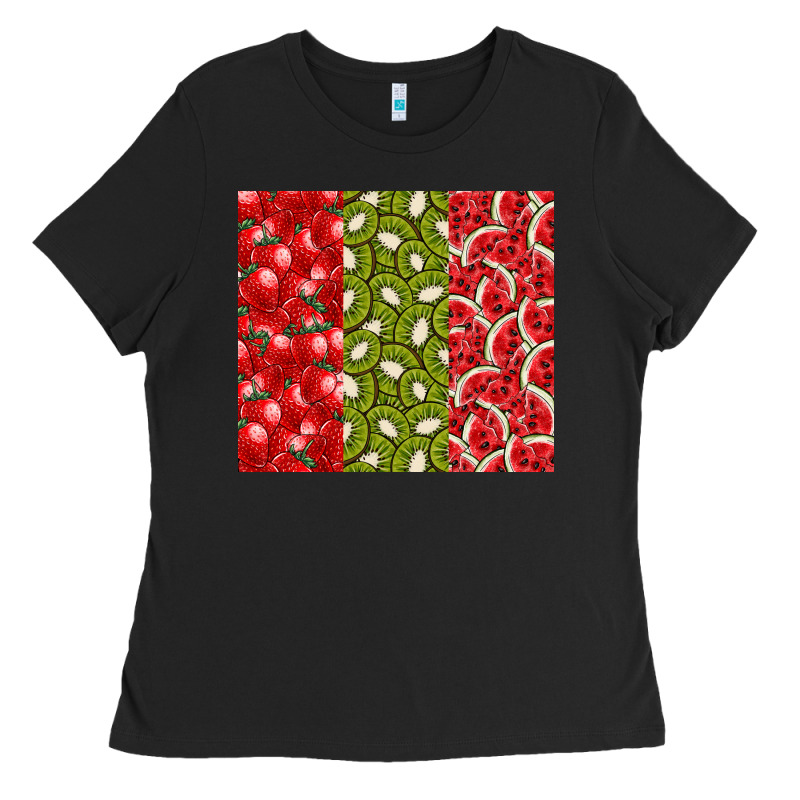 Summer Fruits Ladies Tee by CowhideDigitalArt | Teevron