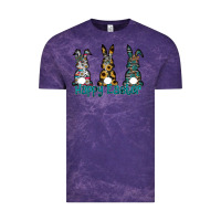 Cloud Purple Happy Easter Vintage Tee - CowhideDigitalArt
