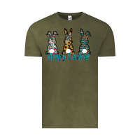 Vintage Olive Happy Easter Vintage Tee - CowhideDigitalArt