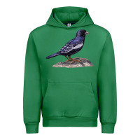 Emerald Lark Bunting Colorado State Bird Urban Hoodie - RanaPortraitStore