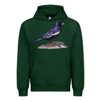 Forest Green Lark Bunting Colorado State Bird Urban Hoodie - RanaPortraitStore