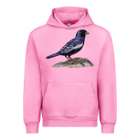 Fuchsia Pink Lark Bunting Colorado State Bird Urban Hoodie - RanaPortraitStore
