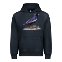 Navy Lark Bunting Colorado State Bird Urban Hoodie - RanaPortraitStore