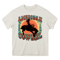 American Cowgirl 4th Of July Heavy Core Tee | Teevron