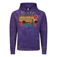 Cloud Purple this is how i roll school bus Vintage Hoodie - Artiststas