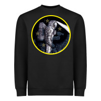 Black Space Travel Heavyweight Sweatshirt - Bettercallsaul