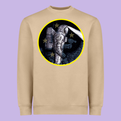 Space Travel Heavyweight Sweatshirt Designed By Bettercallsaul