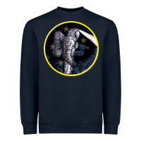 Navy Space Travel Heavyweight Sweatshirt - Bettercallsaul