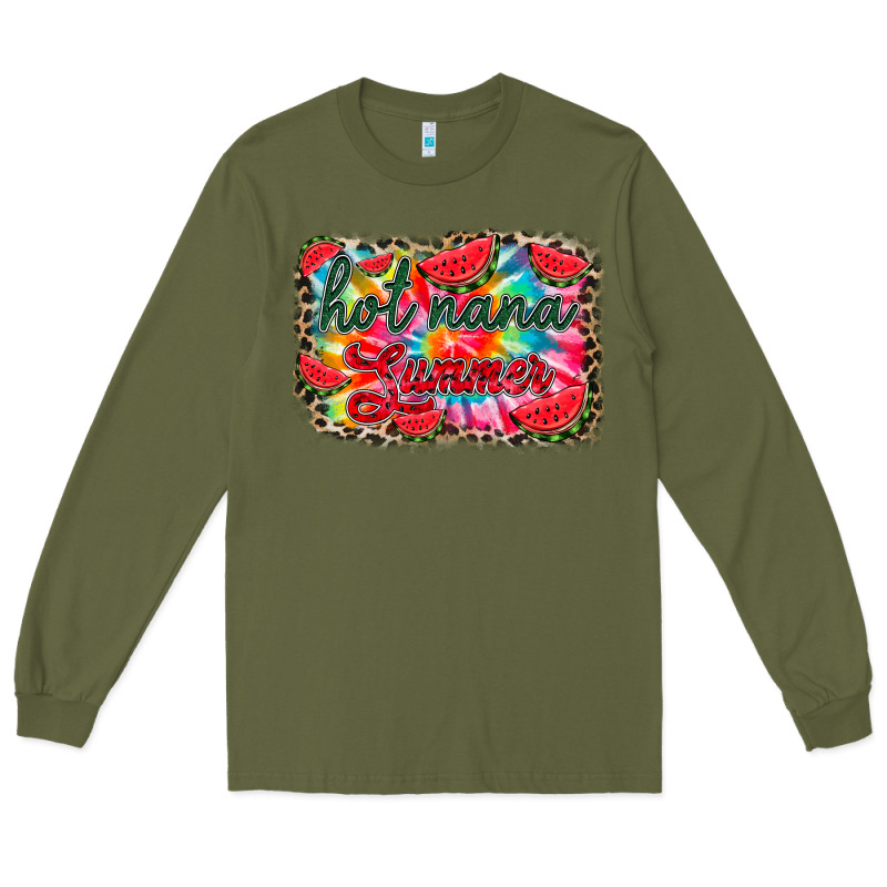 Hot Nana Summer Long Sleeve Tee by RacoonDesign | Teevron
