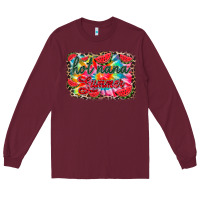 Burgundy Hot nana summer Long Sleeve Tee - RacoonDesign