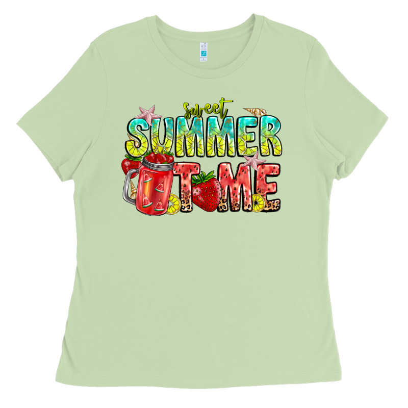 Summer Time Ladies Tee by CowhideDigitalArt | Teevron