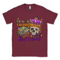 Burgundy King cake calories don't count skull Classic Tee - FaDigitalArtStudio