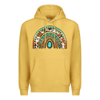 Antique Gold Western Rainbow Premium Hoodie - Jasminsmagicworld