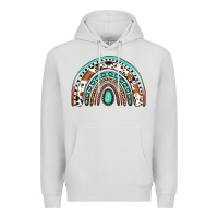 Dove Grey Western Rainbow Premium Hoodie - Jasminsmagicworld