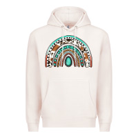 Pale Pink Western Rainbow Premium Hoodie - Jasminsmagicworld