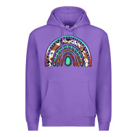 Purple Western Rainbow Premium Hoodie - Jasminsmagicworld