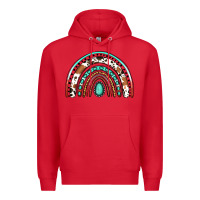 Red Western Rainbow Premium Hoodie - Jasminsmagicworld