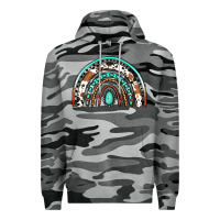 Slate Camo Western Rainbow Premium Hoodie - Jasminsmagicworld