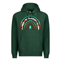 Sports Green Western Rainbow Premium Hoodie - Jasminsmagicworld