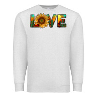 Oatmeal Heather desert sunflower love Premium Sweatshirt - RanaPortraitStore