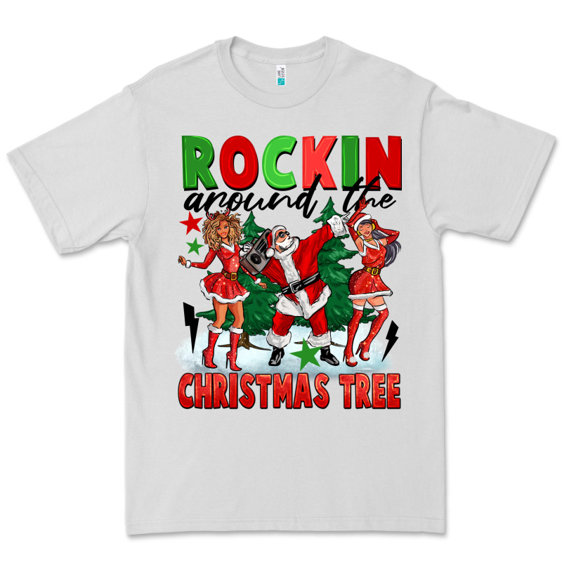 Rockin Around The Christmas Tree Premium Tee by FaDigitalArtStudio | Teevron