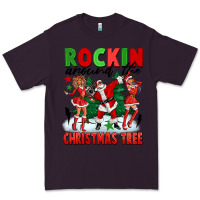 Plum Rockin Around The Christmas Tree Premium Tee - FaDigitalArtStudio