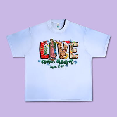 Love Comedown Luke 2.11-2 Urban Heavy Tee Designed By Cowhidedigitalart