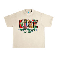 Sandshell Love ComeDown Luke 2.11-2 Urban Heavy Tee - CowhideDigitalArt