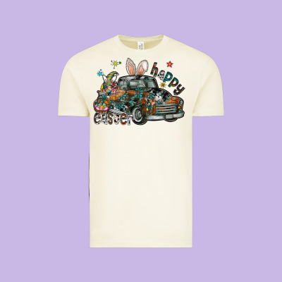 Happy Easter Vintage Tee Designed By Cowhidedigitalart
