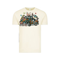 Vintage Arctic Happy Easter Vintage Tee - CowhideDigitalArt