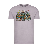 Vintage Zinc Happy Easter Vintage Tee - CowhideDigitalArt