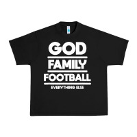 Black god family football christian faith shirt Urban Heavy Tee - baoMotion