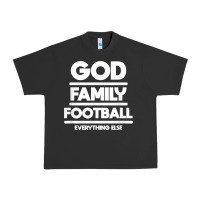 Pigment Black god family football christian faith shirt Urban Heavy Tee - baoMotion