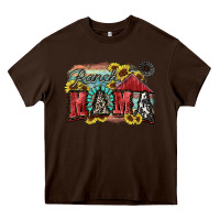 Chocolate Brown Ranch mama Motthaer's Day Heavy Core Tee - FaDigitalArtStudio