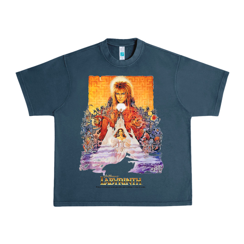 Labyrinth Movie Poster T Shirt Urban Heavy Tee by baoMotion | Teevron
