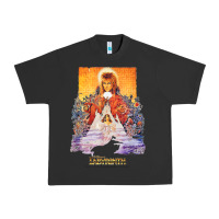 Pigment Black labyrinth movie poster t shirt Urban Heavy Tee - baoMotion