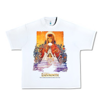 White labyrinth movie poster t shirt Urban Heavy Tee - baoMotion