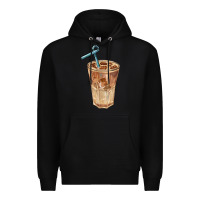 Black iced latte Premium Hoodie - BarkalooDesign